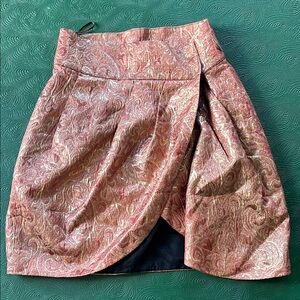 NWT Mango Elegant Paisley Skirt